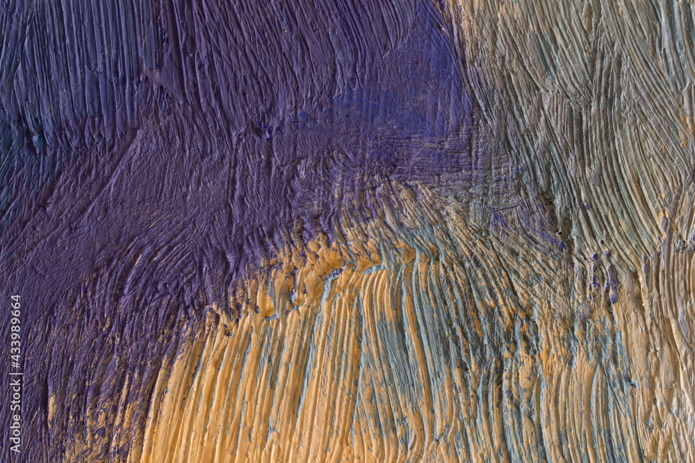 custom made wallpaper toronto digitalPurple, yellow and Blue Paint Strokes