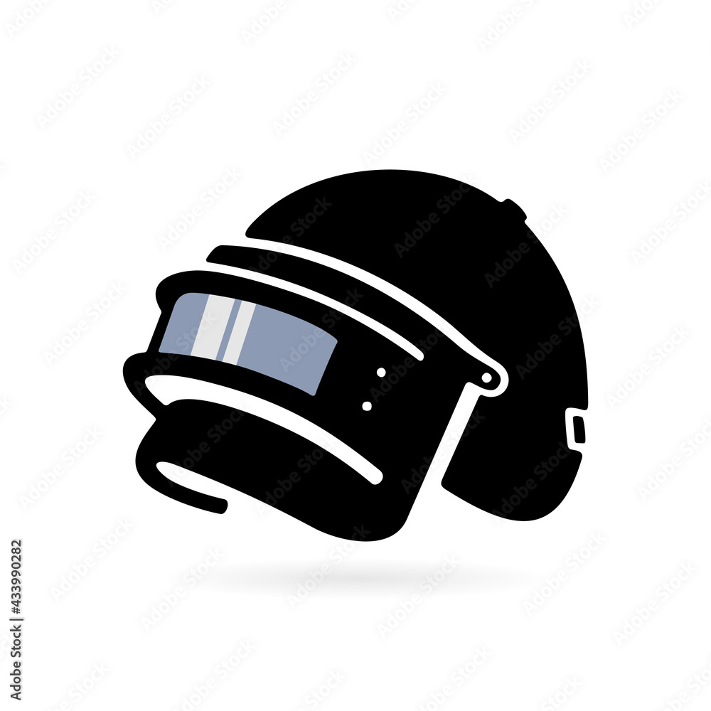 helmet level 3 vector symbol Stock Vector