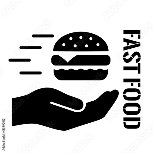 Fast food vector icon