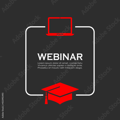 Education poster design with textbox