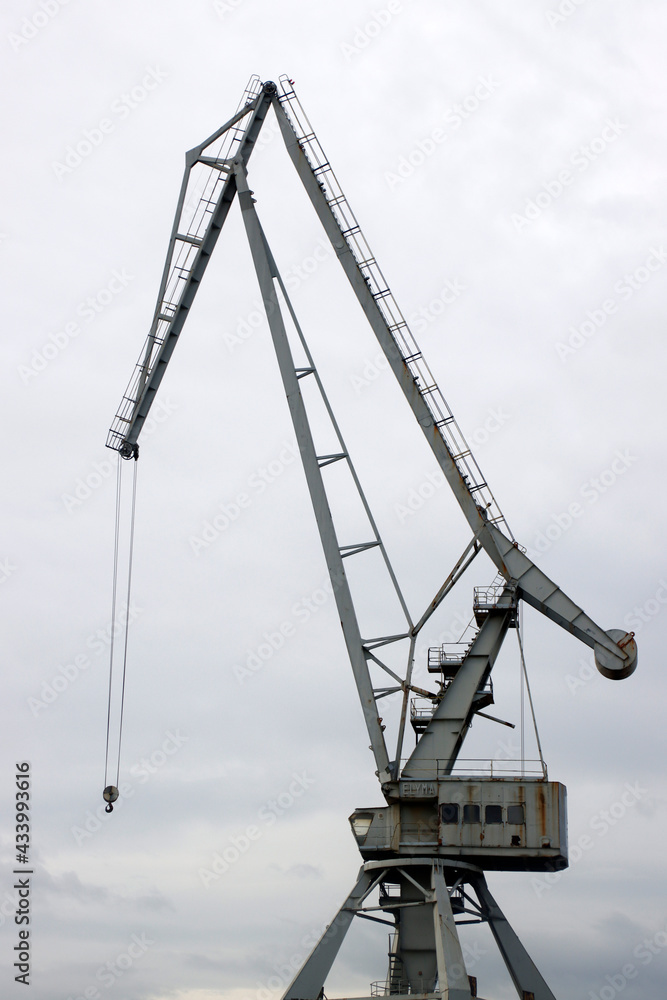 Cranes in the harbor of Bilbao