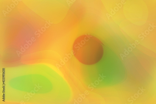 Summer abstract background with warm color. Abstract design with soft curves.