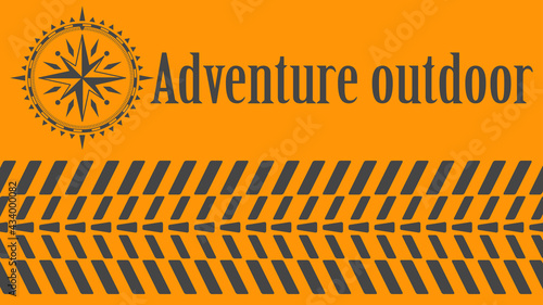 outdoor adventure and extreme travel background