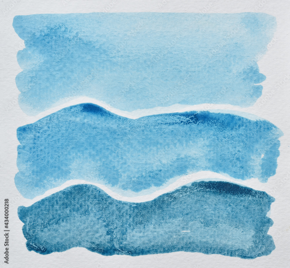 a photo image of abstract various blue shade watercolor on paper, hand paint of blue watercolor gradient for background, wet technique on paper to mix difference color a photo image of abstract various blue shade watercolor on paper, hand paint of blue watercolor gradient for background, wet technique on paper to mix difference color