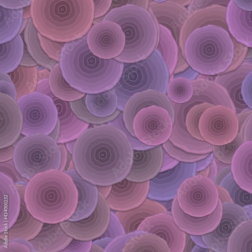 Abstract Circles Pattern Background