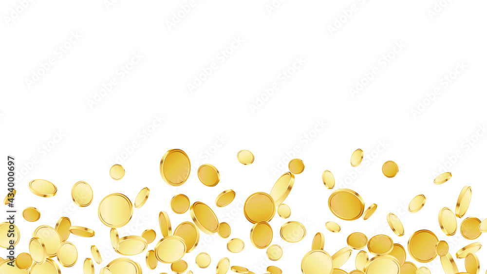 Jumping coins background. Casino jackpot or win concept Jumping coins background. Casino jackpot or win concept