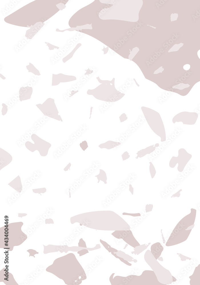 Terrazzo modern abstract template. Grey texture Terrazzo modern abstract template. Grey texture