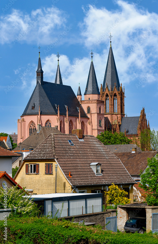 Oppenheim am Rhein, Altstadt und Katharinenkirche Oppenheim am Rhein, Altstadt und Katharinenkirche