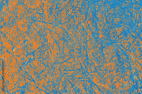 abstract blue, orange and light-green colors background for design © Tamara
