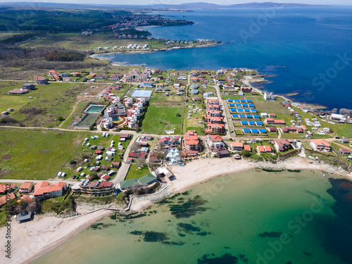 Aerial view of Arapya beach near town of Tsarevo, Bulgaria photo