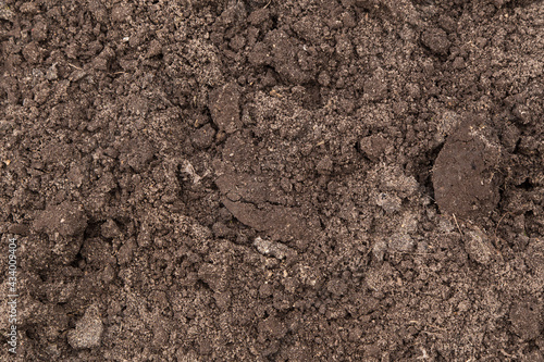 Brown empty soil ground texture background
