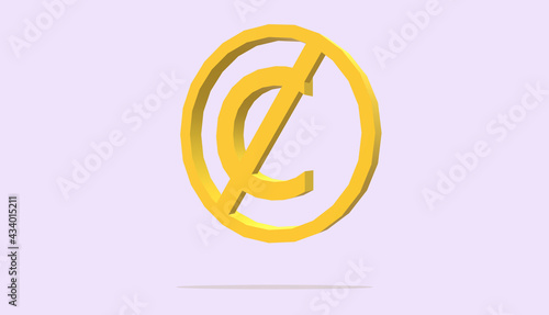 No Copyright Symbol. FREE TO USE. Non Copyrighted sign. In the PUBLIC DOMAIN. Without legal recognition.
