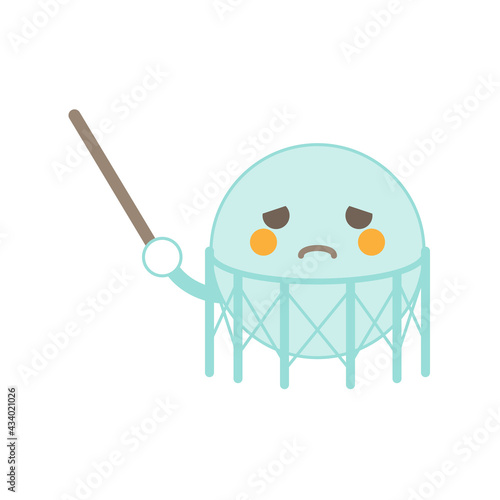 指示棒球形タンク悲しむ