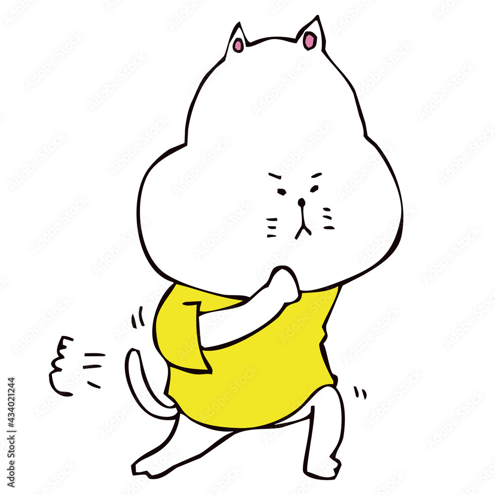 走っている猫 走っている猫