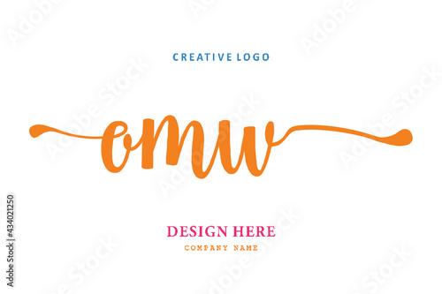 OMW lettering logo is simple, easy to understand and authoritative