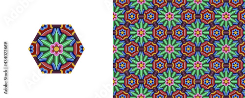 Korean traditional decorative patterns of temples.