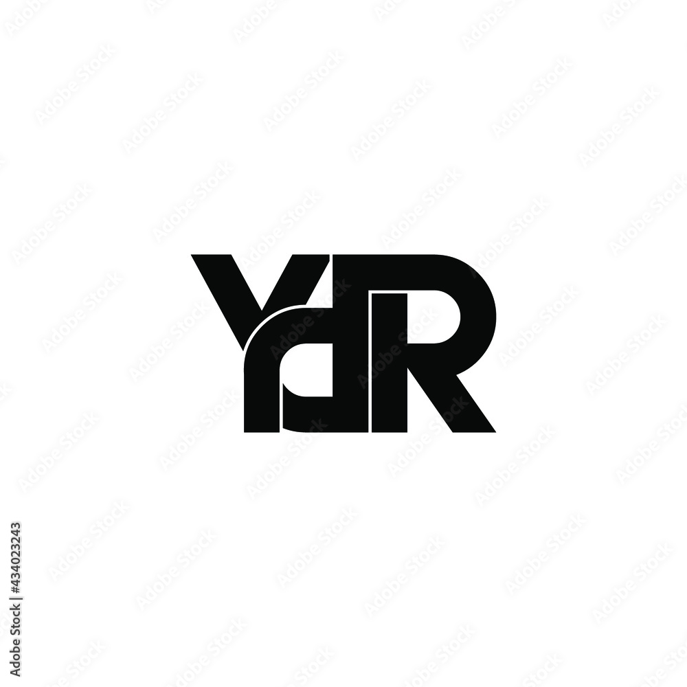 ydr letter original monogram logo design ydr letter original monogram logo design