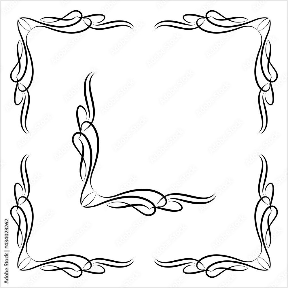 Corner Pinstriping Patterns
