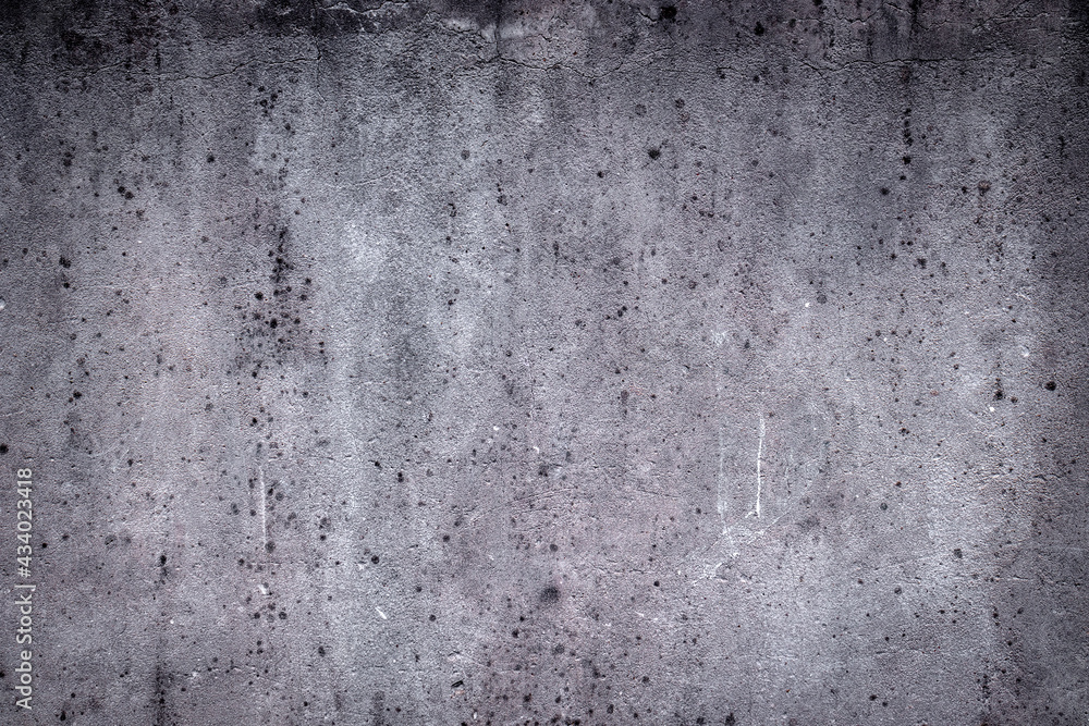 Fototapeta premium Texture of old gray concrete wall for background