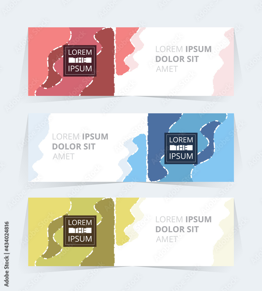 Fototapeta premium Vector abstract graphic design Banner Pattern background web template.