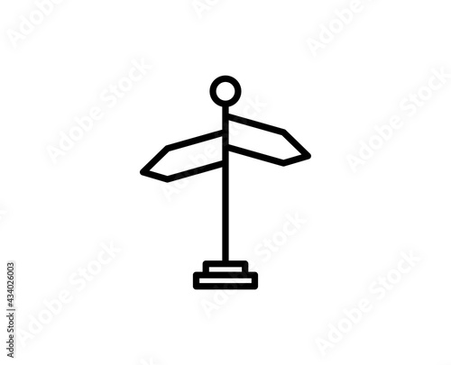 Free Download Road sign line icon - GFXLoad