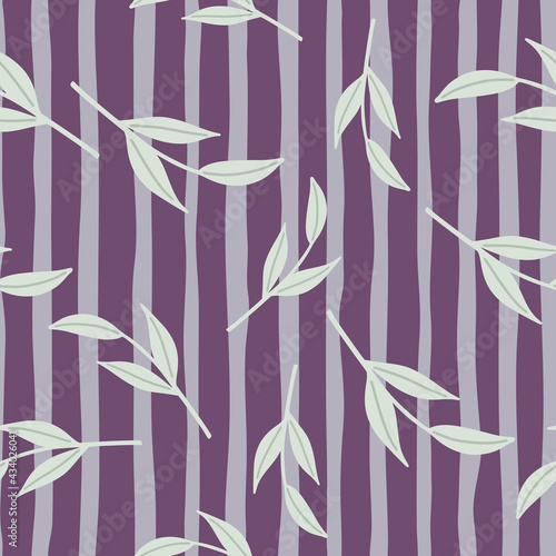 Photos Decorative seamless pattern with hand drawn random nordic twig shapes