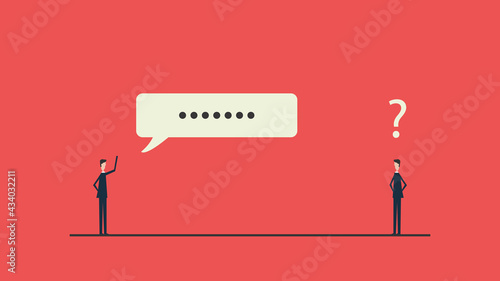  Talk concept speech bubbles Vector Illustration
