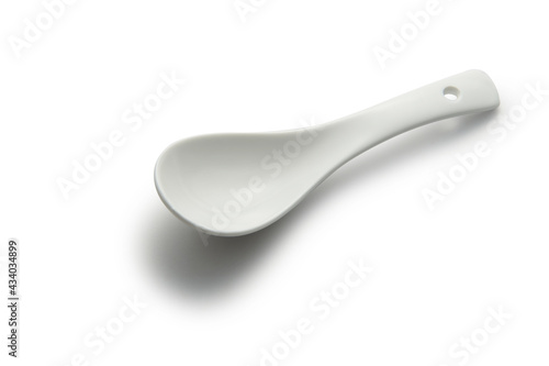 spoon with clipping path on white background