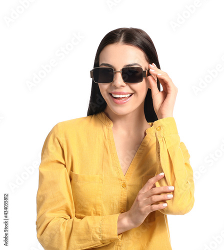 Beautiful young woman weari...