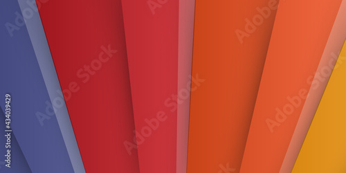Colorful geometric background. Fluid shapes composition. Colorful presentation background. Modern vibrant imac color