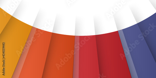 Colorful geometric background. Fluid shapes composition. Colorful presentation background. Modern vibrant imac color