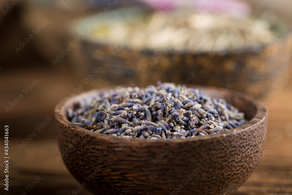 Natural remedy, healing herbs background Natural remedy, healing herbs background