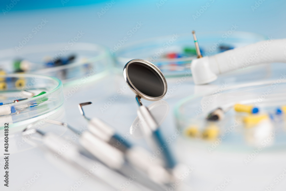 Close-up Dental Instruments Close-up Dental Instruments