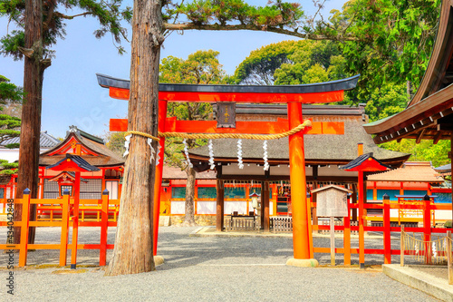 京都、吉田神社本宮の鳥居