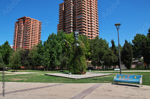 The art in Parque Arauco in Santiago, Chile photo