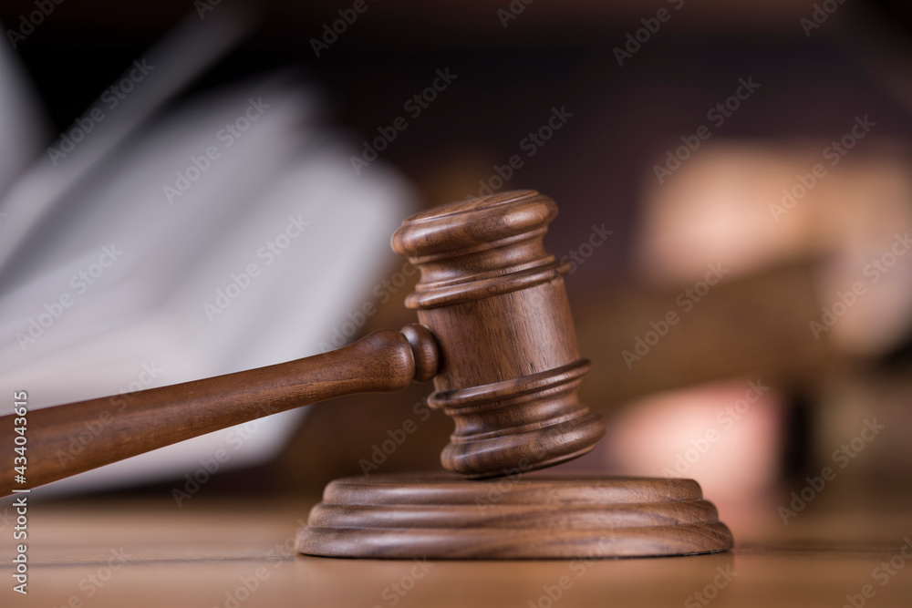 The gavel of a judge in court The gavel of a judge in court