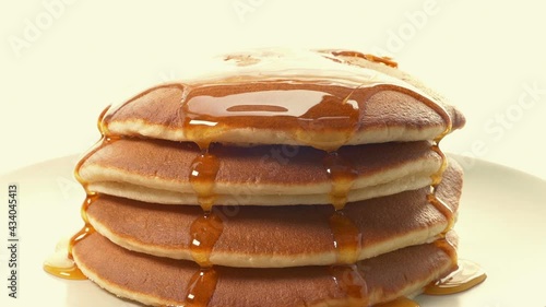 Wallpaper Mural Pancakes Have Syrup Poured Over Them Torontodigital.ca