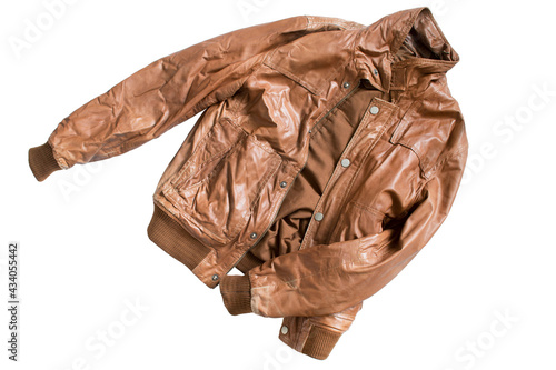 Fotografía Leather jacket isolated