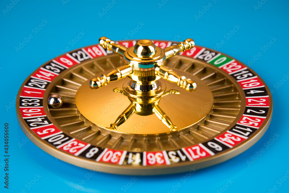 Casino roulette, running in a motion Casino roulette, running in a motion