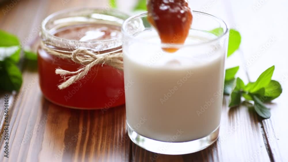 homemade yogurt in a glass and with jam homemade yogurt in a glass and with jam