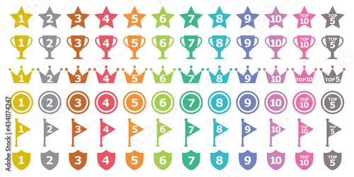 ランク　ランキング　アイコン