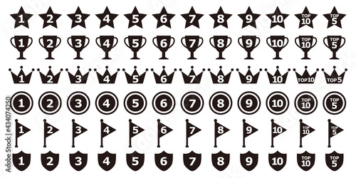 ランク　ランキング　アイコン