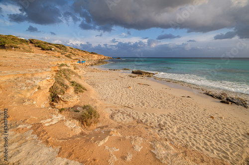 Migjorn Es Copinyar beach  Formentera  Pitiusas Islands  Balearic Community  Spain