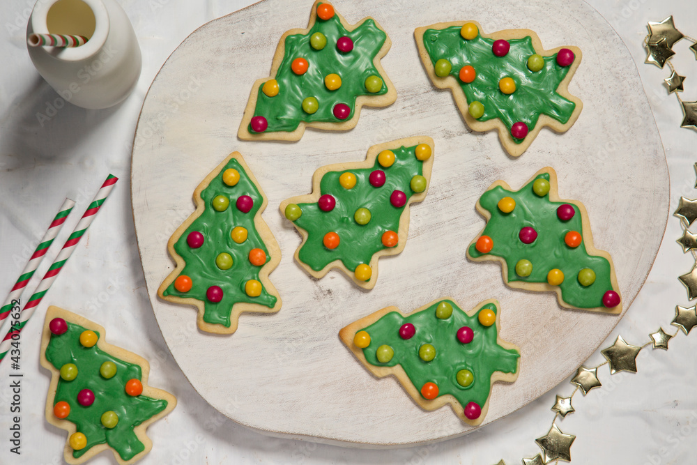 Christmas tree cookies 
