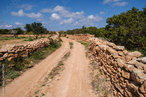 Foto green route on La Mola, Formentera, Pitiusas Islands, Balearic Community, Spain