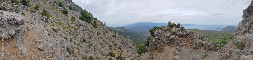 Bergwanderung Kreta: Afendis Stavromenos / Afentis 1476m Bergwanderung Kreta: Afendis Stavromenos / Afentis 1476m