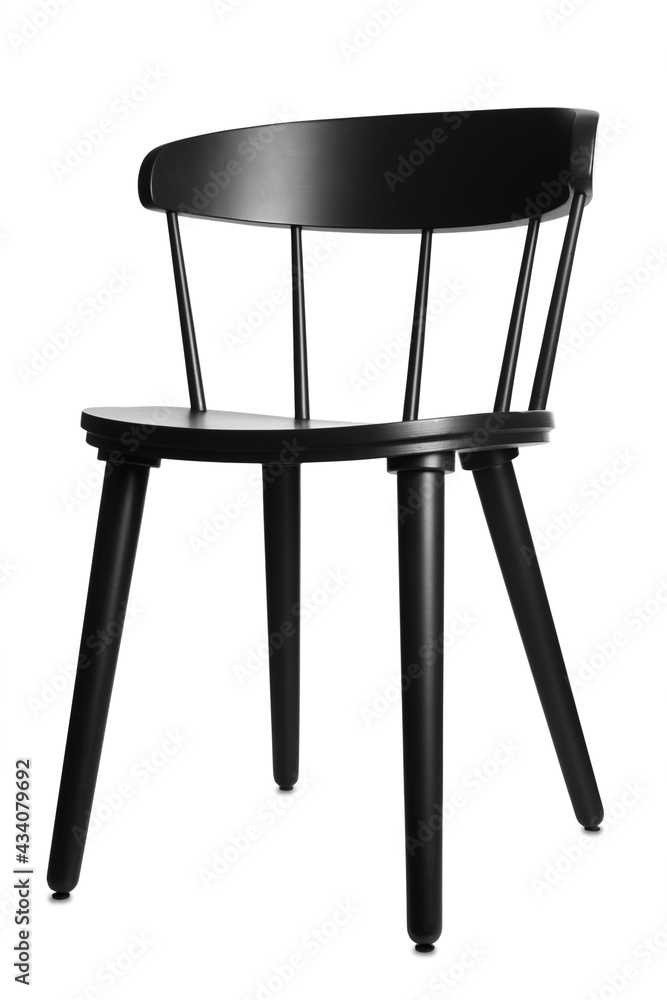Stylish chair on white background. Interior element Stylish chair on white background. Interior element