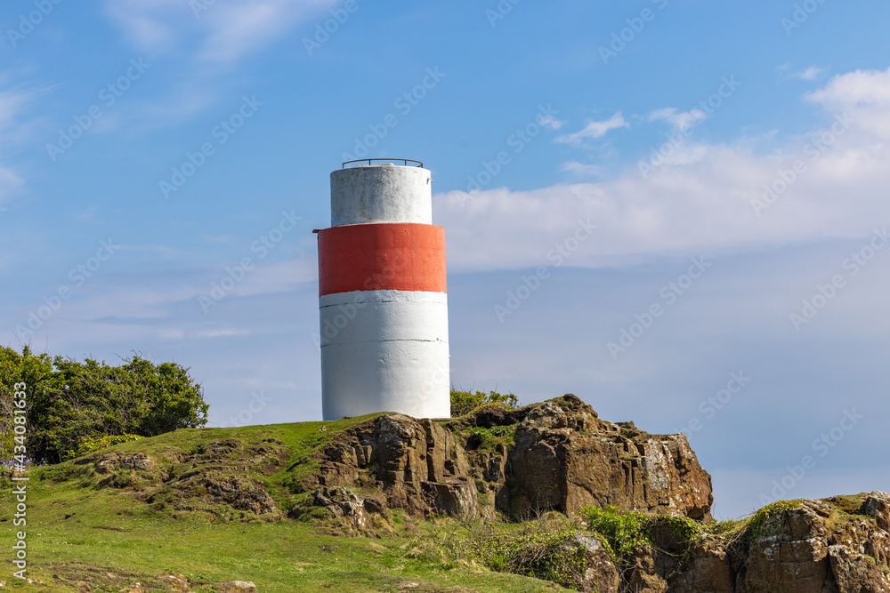 Ha Lighthouse in Aberdour, Scotland Ha Lighthouse in Aberdour, Scotland