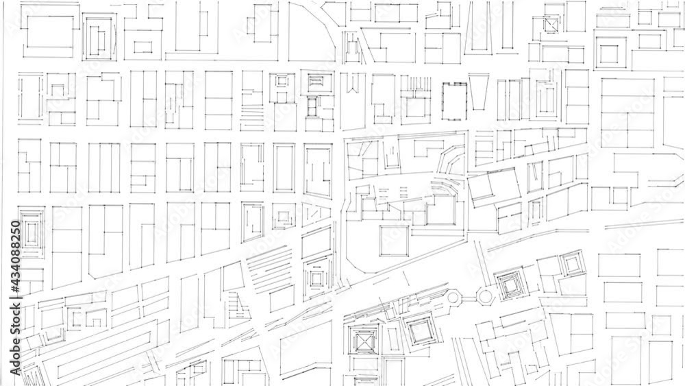 The Complete Architectural layout sketch blueprint drawing of a city animation The Complete Architectural layout sketch blueprint drawing of a city animation
