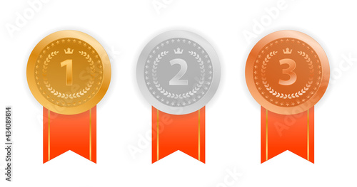 first place gold medal badge